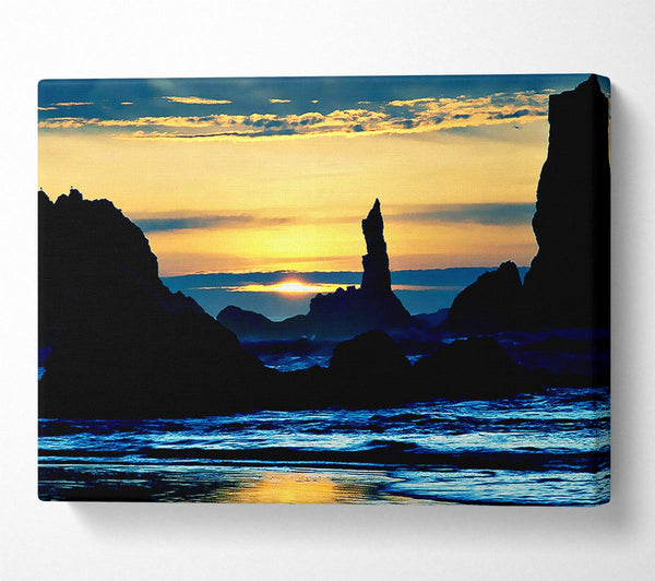 A Canvas Print of Oceans Dusk Canvas Art