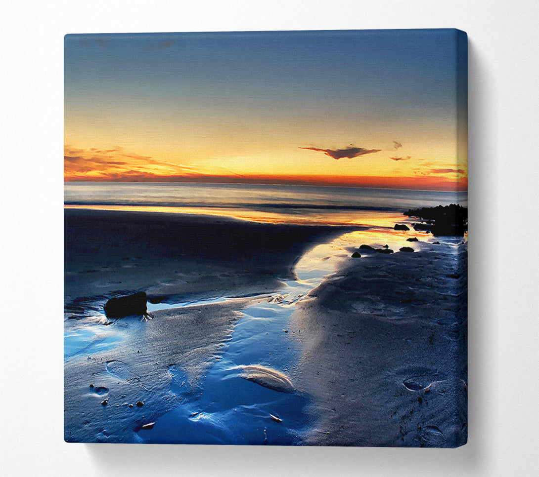  A Canvas Print of The Light On The Ocean Canvas Wall Art
