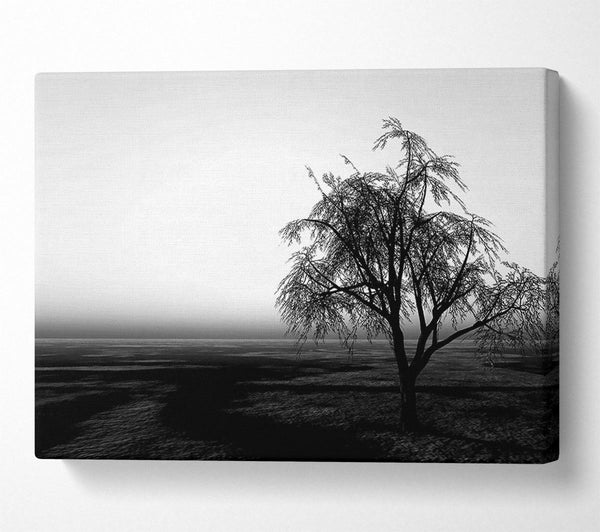  A Canvas Print of The Way The Wind Blows B n W Canvas Wall Art