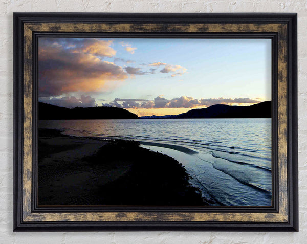 The Ocean At Dusk Framed Print