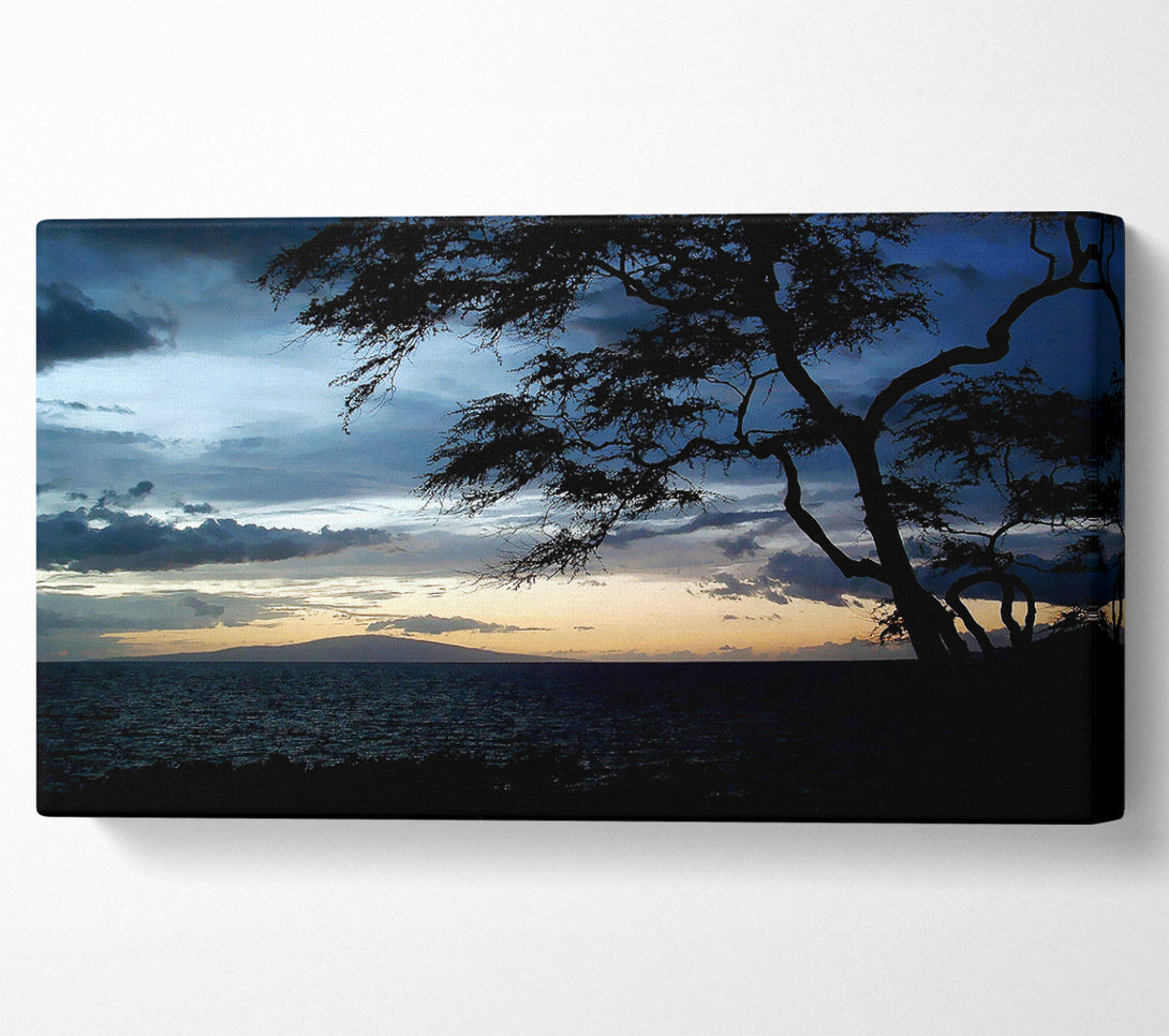  A Canvas Print of Blue Ocean Calm Canvas Wall Art