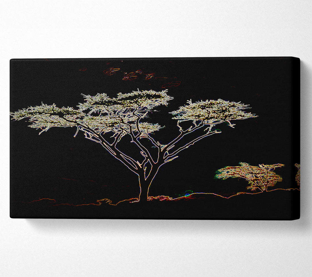  A Canvas Print of Night Tree Canvas Wall Art