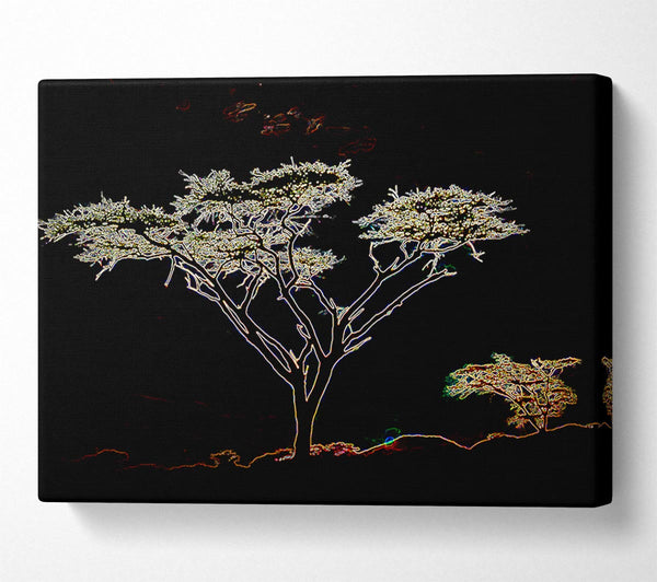  A Canvas Print of Night Tree Canvas Wall Art