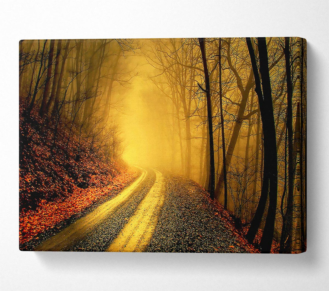  A Canvas Print of The Road To Gold Canvas Wall Art