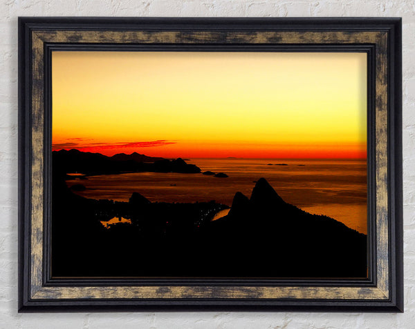 Ocean At First Light Framed Print