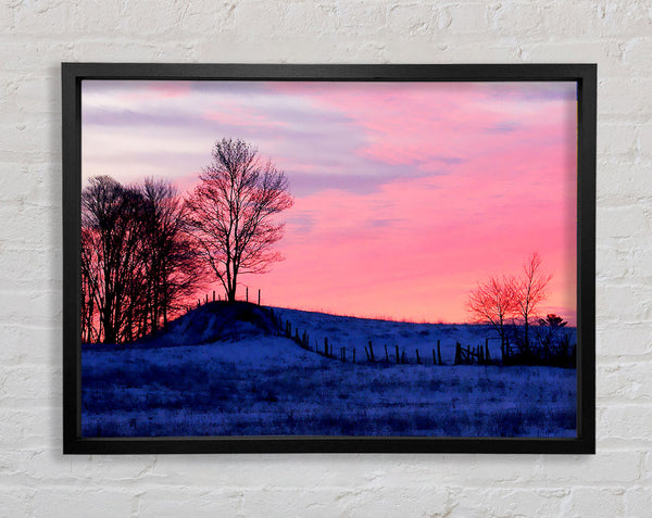 Yorkshire Dales Serene Winter Framed Print