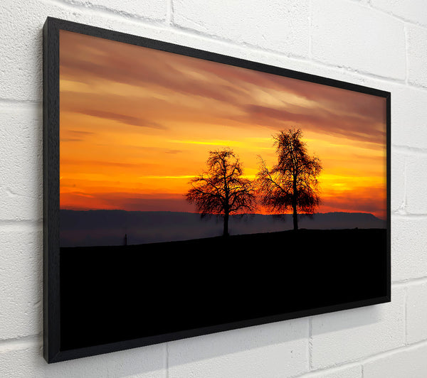 English Countryside At Daybreak