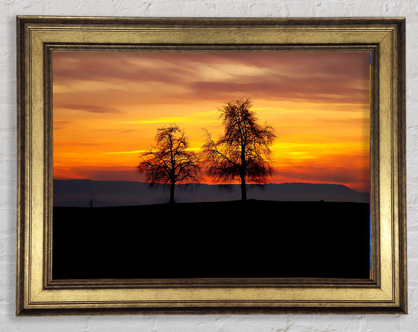 Englische Landschaft bei Tagesanbruch