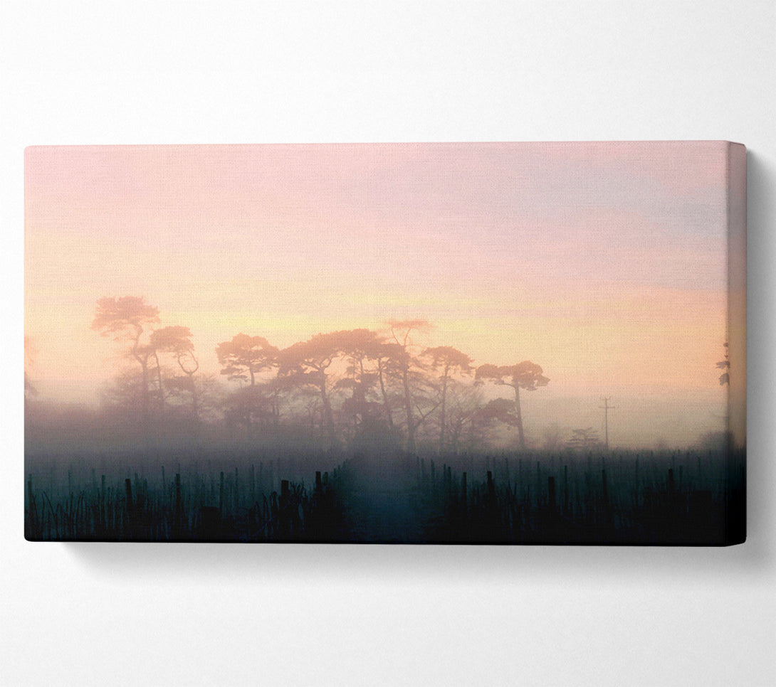  A Canvas Print of Yorkshire Dales Mist Canvas Print