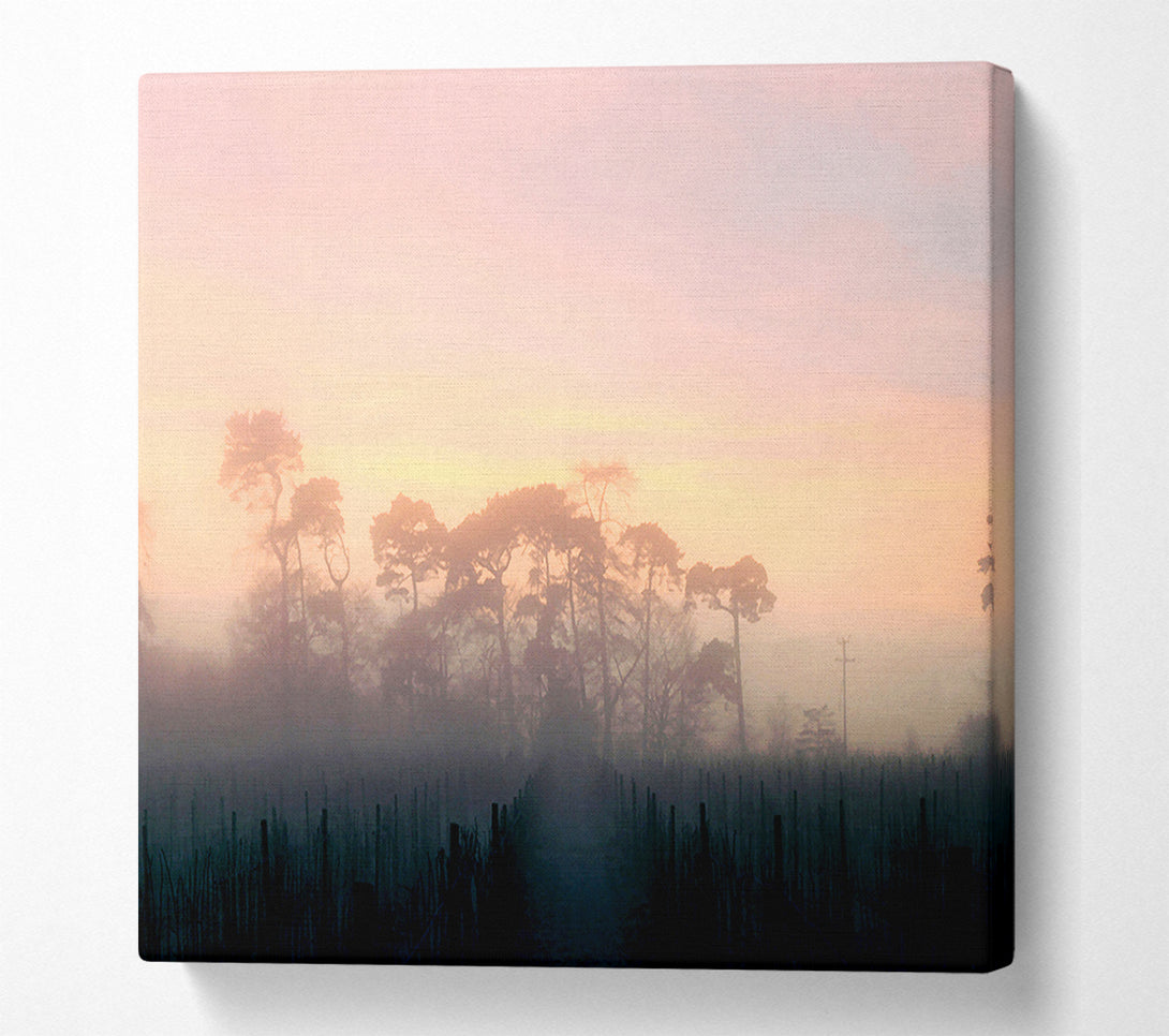  A Canvas Print of Yorkshire Dales Mist Canvas Print