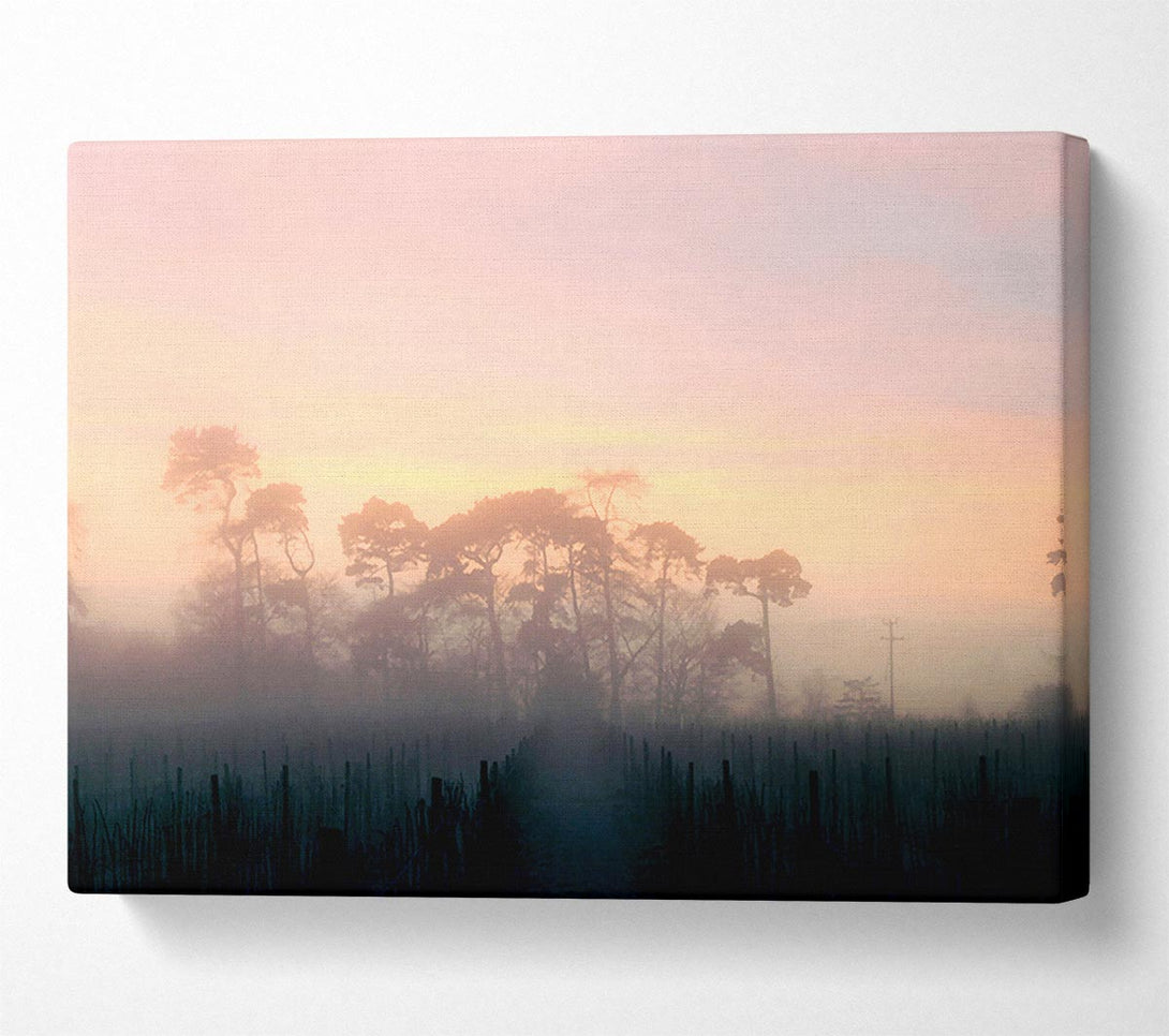  A Canvas Print of Yorkshire Dales Mist Canvas Print