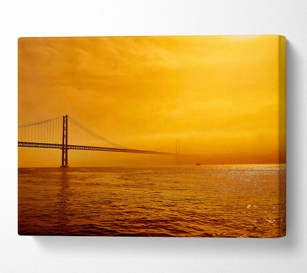  A Canvas Print of The Bridge Afar Canvas Wall Art