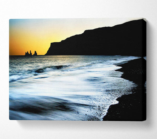  A Canvas Print of Early Morning Tide Canvas Wall Art