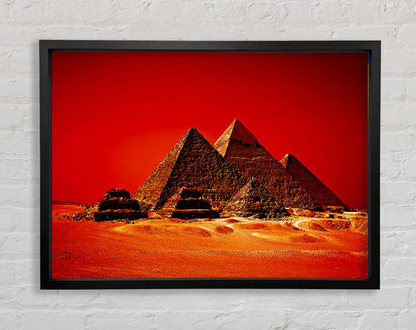 Rote Pyramiden