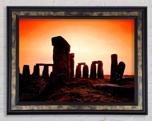 Stonehenge Miracle Framed Print