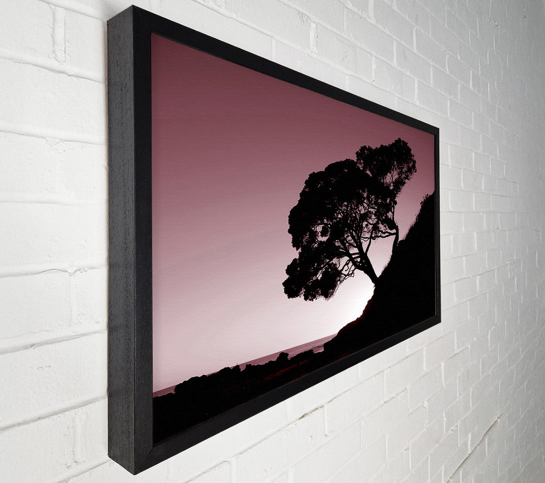  A Canvas Print of Mauve Tree Canvas Print