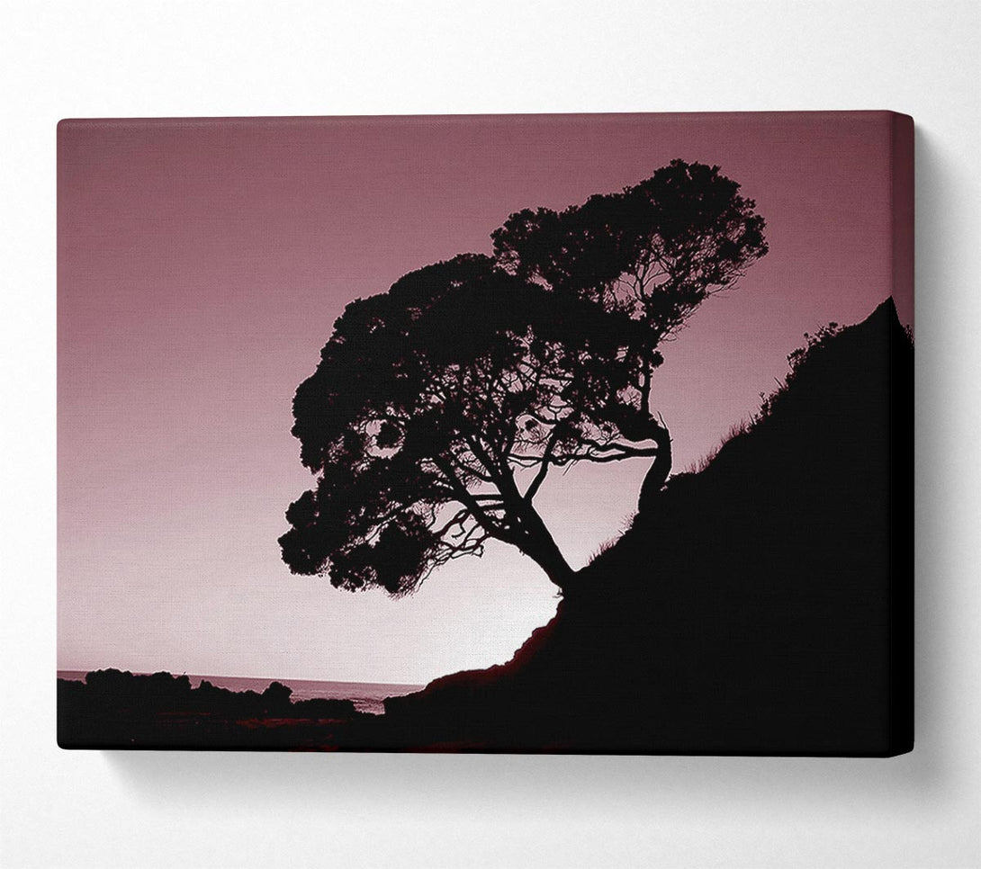  A Canvas Print of Mauve Tree Canvas Print