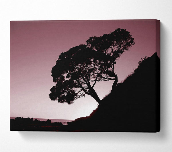  A Canvas Print of Mauve Tree Canvas Print