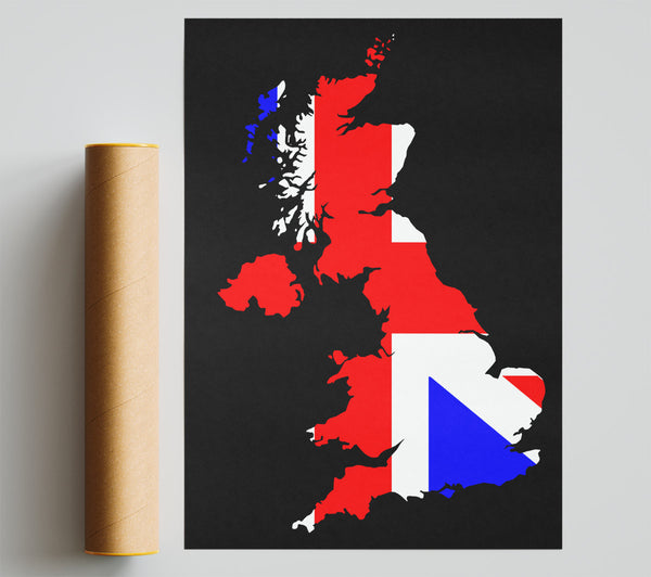 Britan Map Print