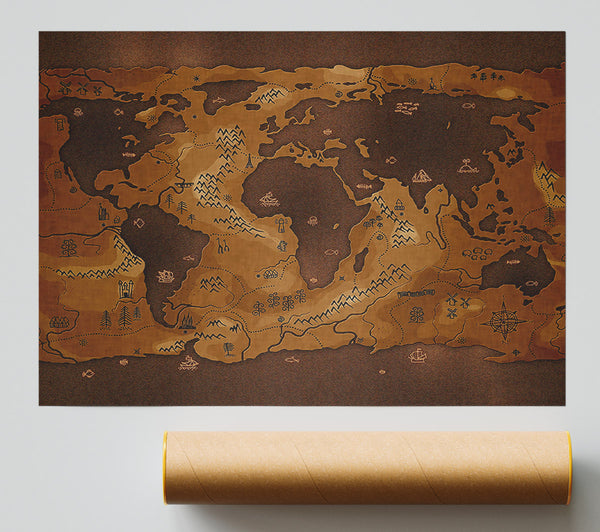 Map Giclee Print