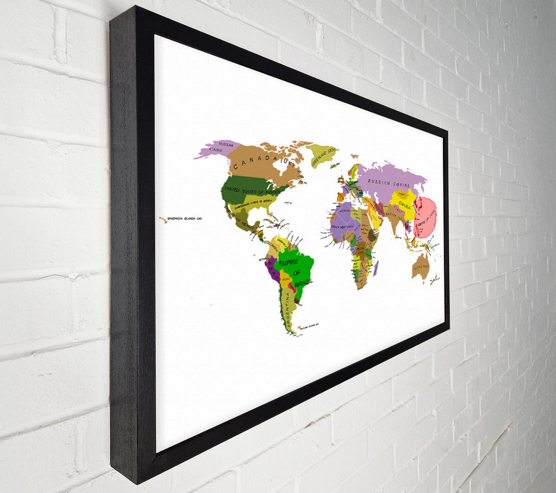  A Canvas Print of World Of 1914 Canvas Art