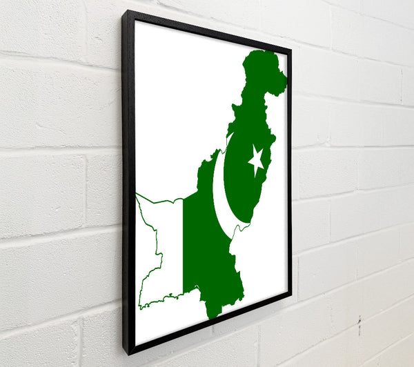 Map Of Pakistan Flag
