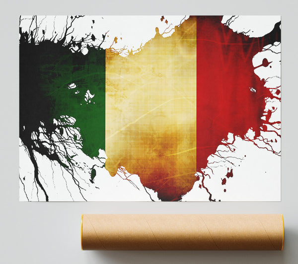 Italian Map Giclee Print