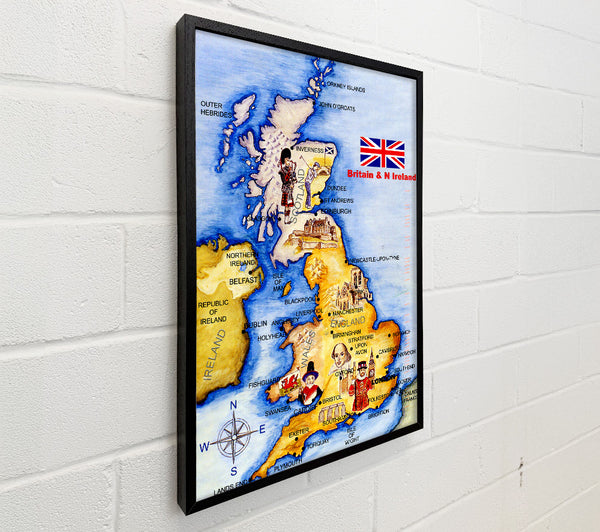 Monuments Of England Map