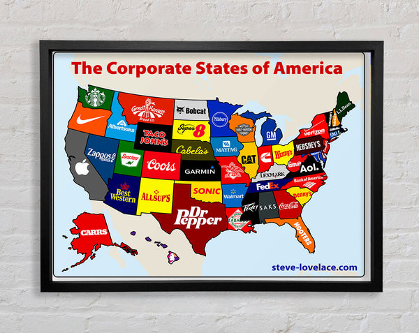 Karte der United Corporations of America