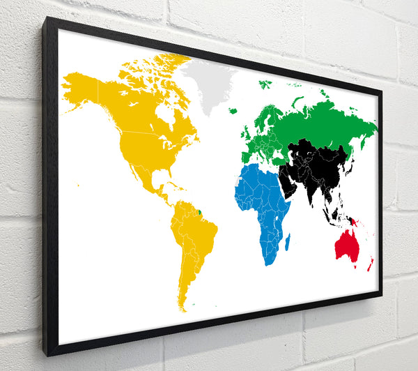 Colours Of The World Map