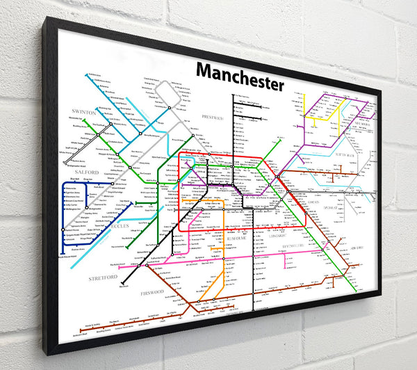 Manchester Pub Tube Map
