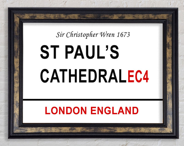 St Pauls Cathedral Signs