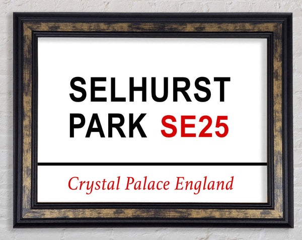 Selhurst Park Signs Framed Print