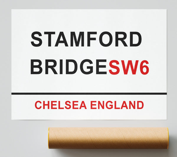 Stamford Bridge Signs Poster
