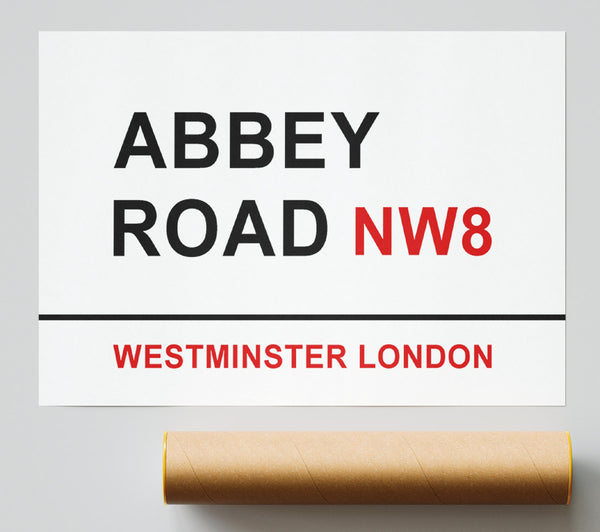 Abbey Road Signs Giclee Print