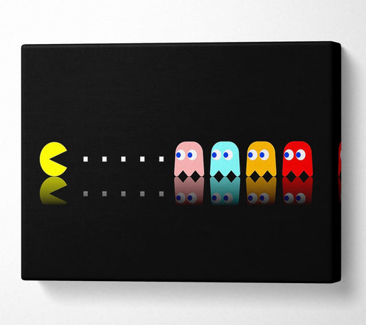 Pacman Ghosts Canvas Wall Art