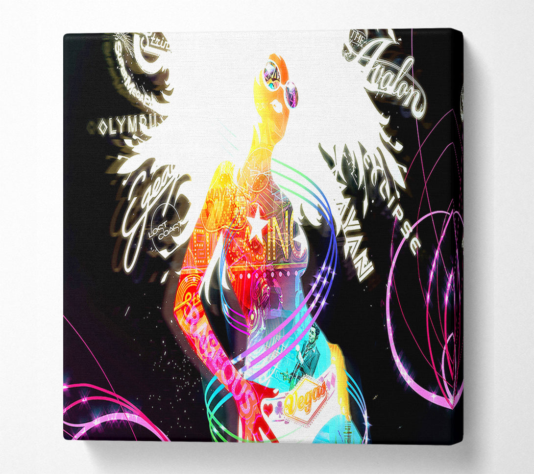  A Canvas Print of This Is Vegas Canvas Print