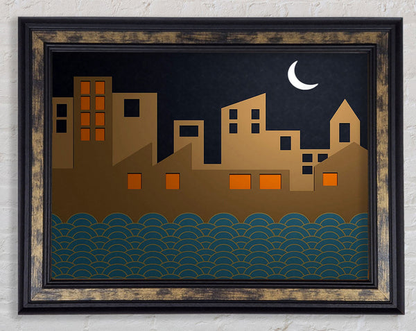Life In Technic Colour Framed Print