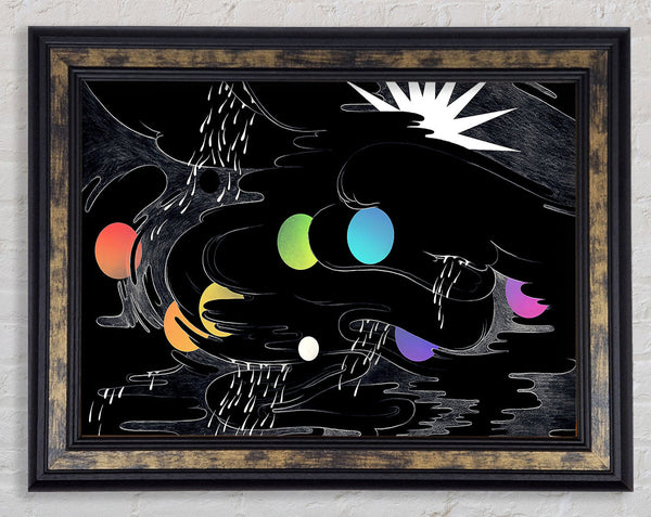 Rain Chakra Framed Print