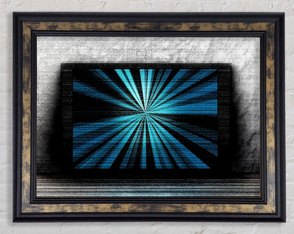 Tv Noise Framed Print