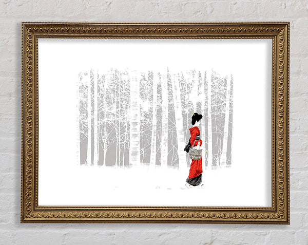 Geisha Framed Print