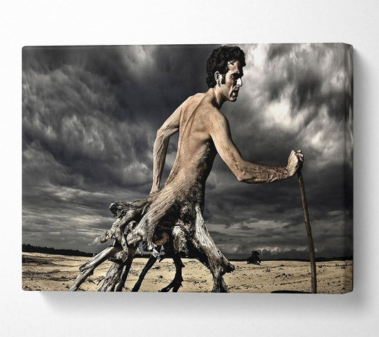 Tree Man Canvas Wall Art