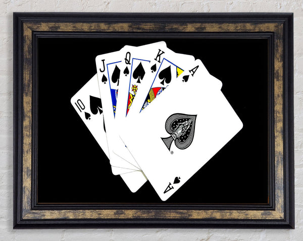 Playing Cards Framed Print