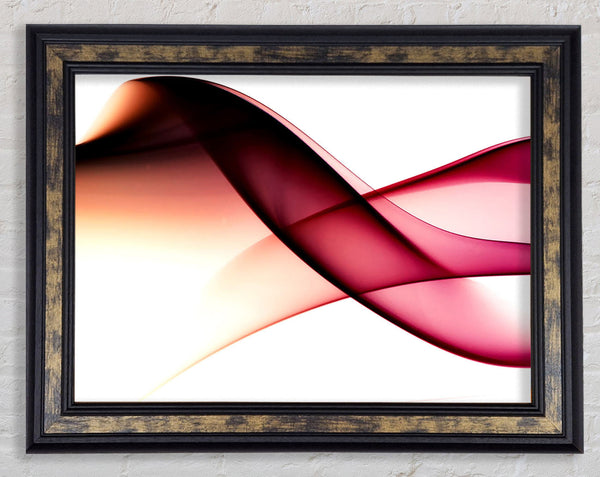 Pink Smoke Framed Print