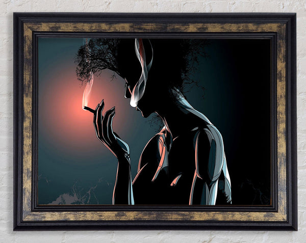 Cigarette Framed Print