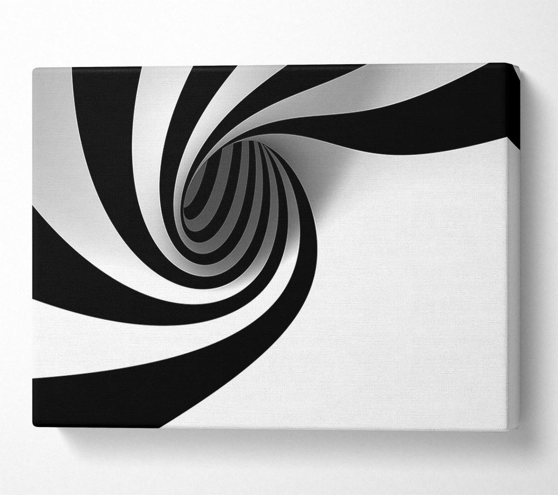  A Canvas Print of Hypnotic Whirlpool Canvas Print