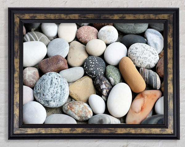 Stones Galour Framed Print