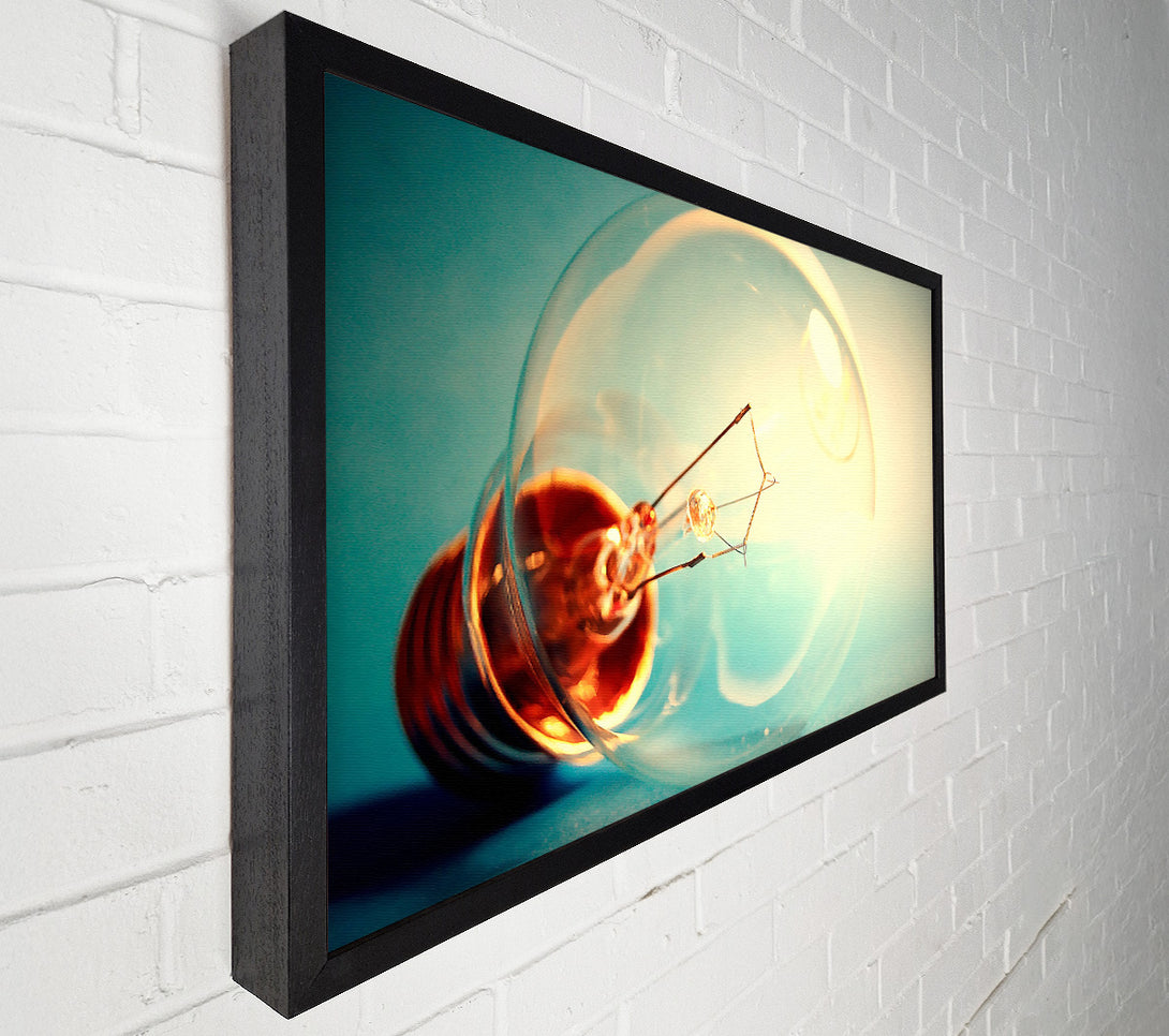  A Canvas Print of Light Bulb Macro Canvas Print