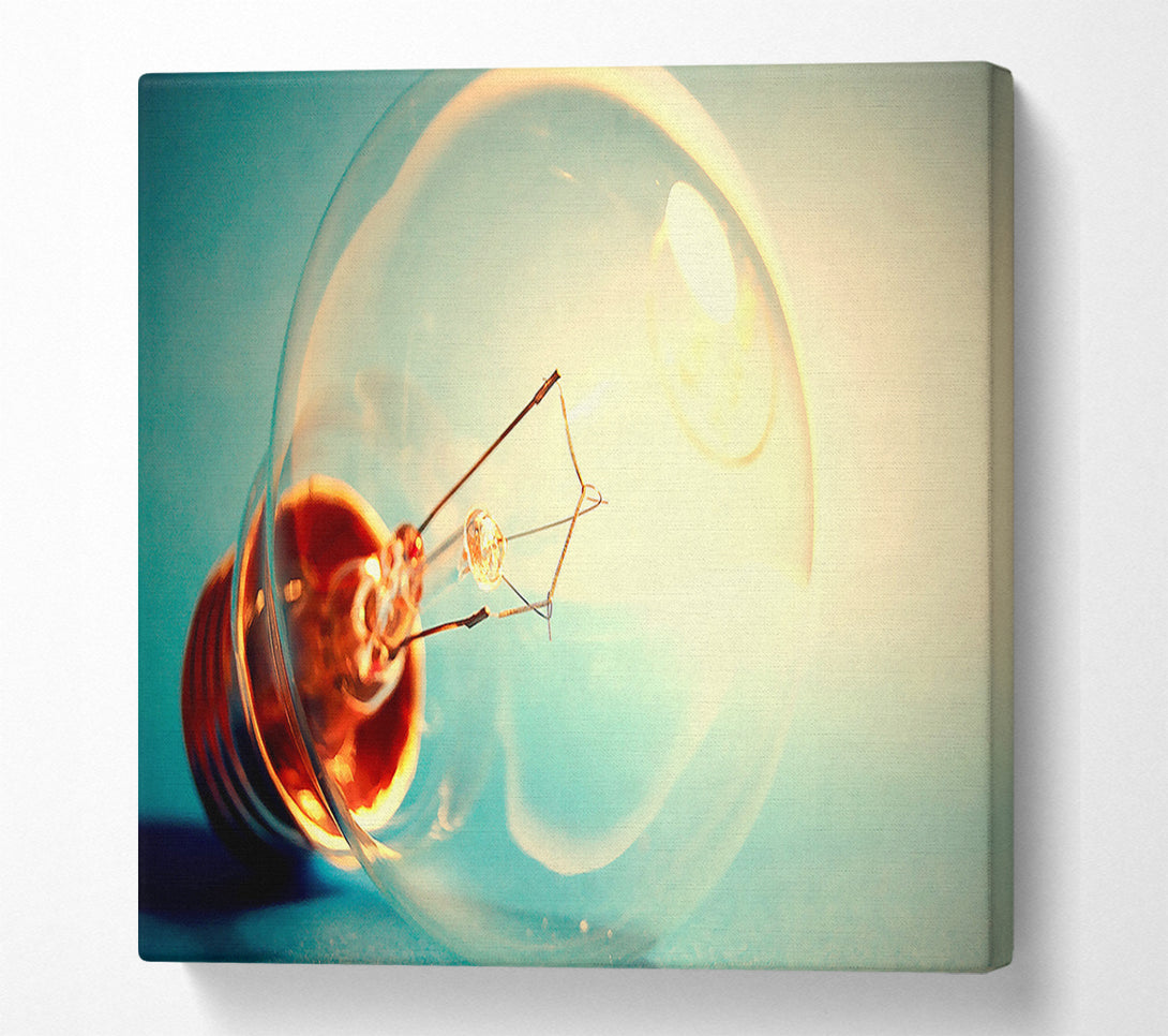  A Canvas Print of Light Bulb Macro Canvas Print