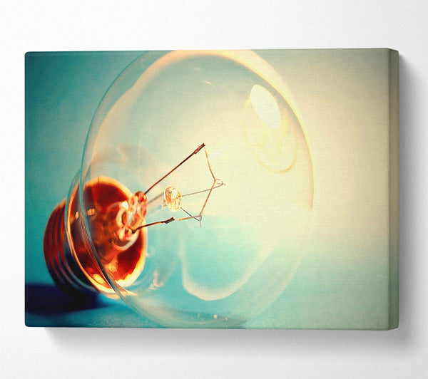  A Canvas Print of Light Bulb Macro Canvas Print